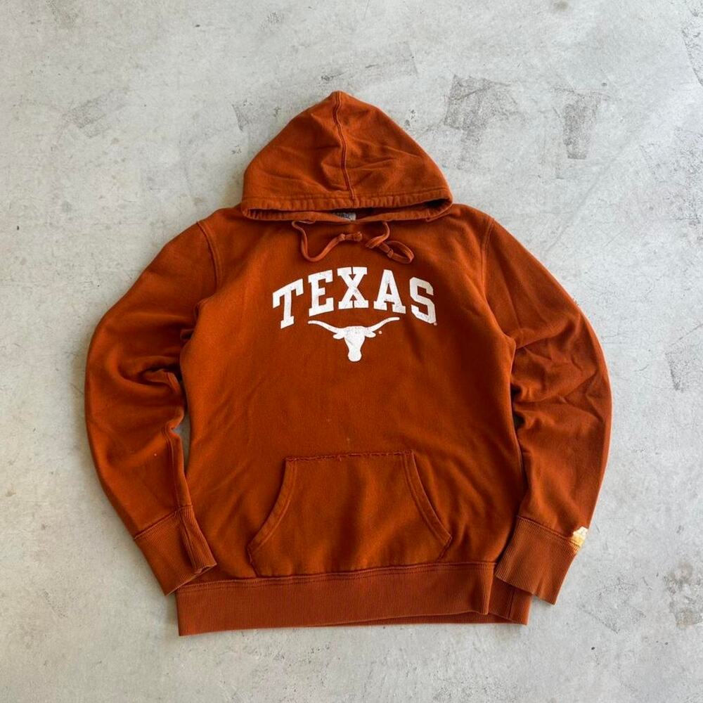 Vintage Orange Russell Athletic Texas Longhorns Hoodie